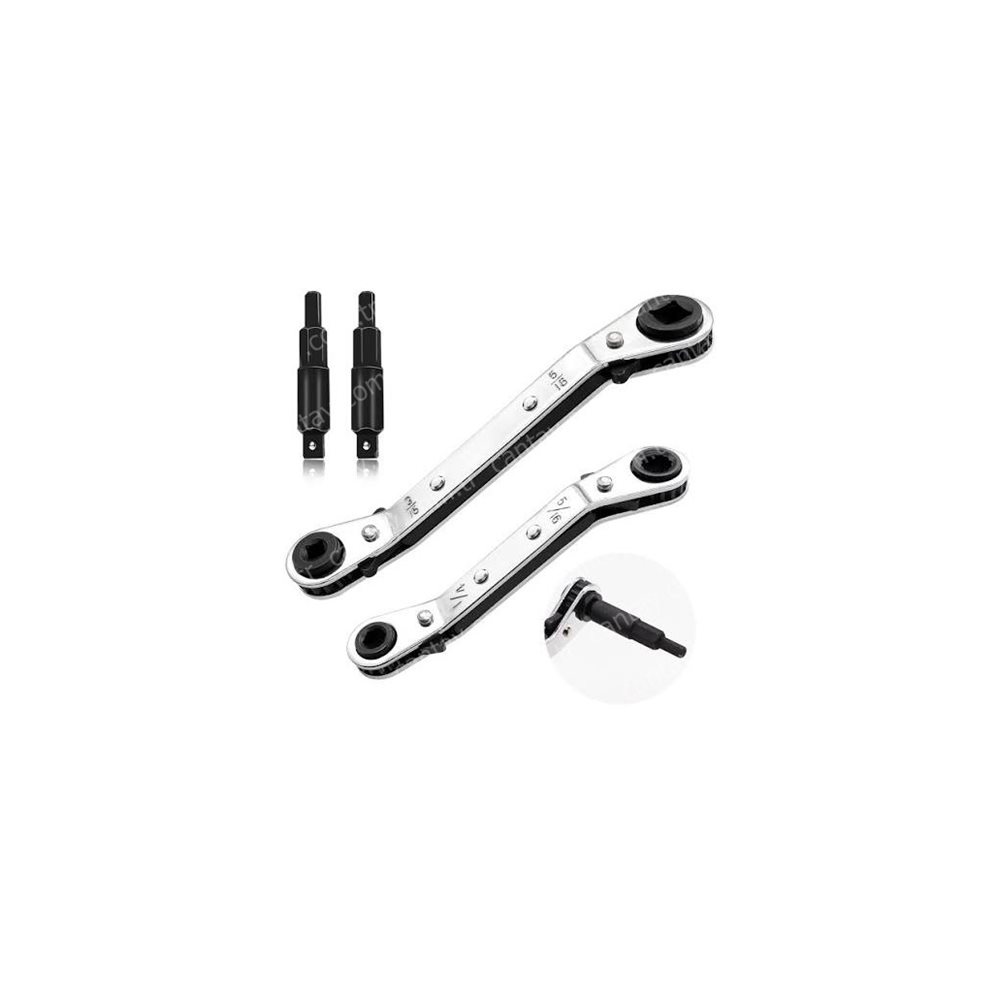 CH-CT Klima Vanası Cırcır Anahtar 1/4"-3/8", 5/16"-1/4"