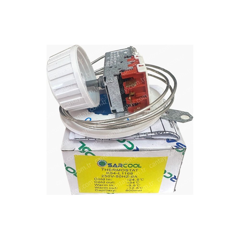 Sarcool K-54 1168 Dipfriz (dondurucu) Termostat (3 soketli)
