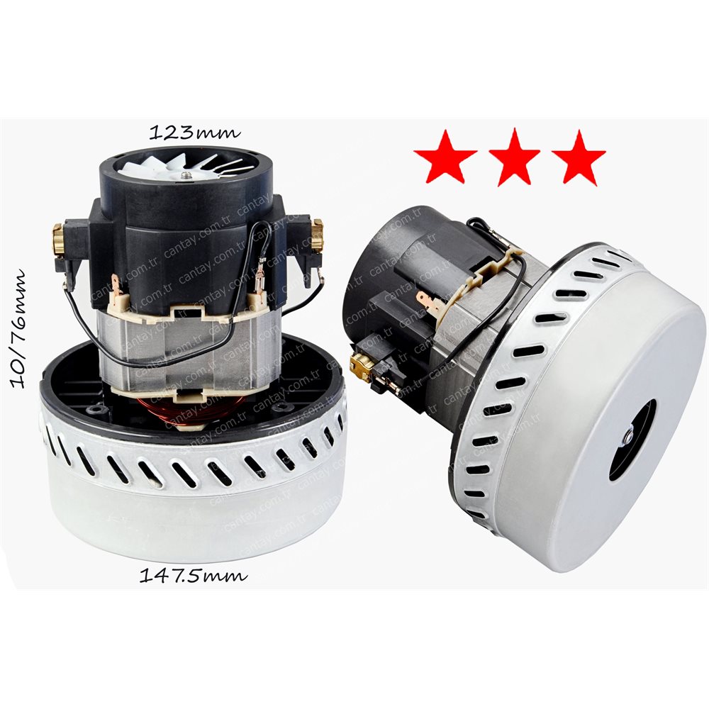 Srv-60CP Elek. Süpürge Motoru 1200W (bakır sargı)