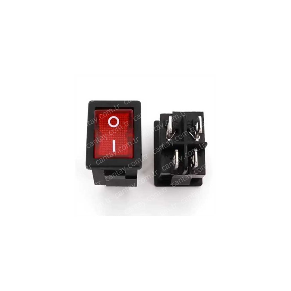 Mini Işıklı Anahtar (4 bacaklı)