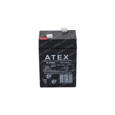 Atex Işıldak Aküsü 6V 4 Ah
