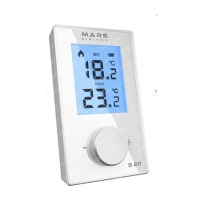 Mars S 20 Kablosuz Dijital Oda Termostat (beyaz)