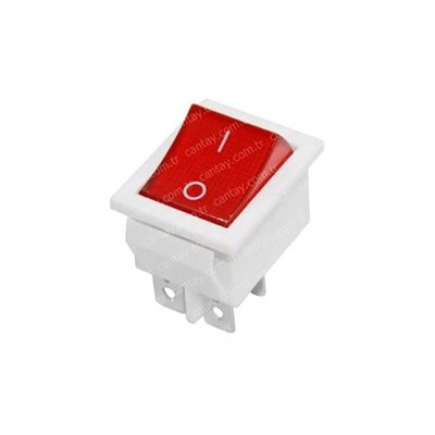 Geniş Işıklı Anahtar (beyaz)